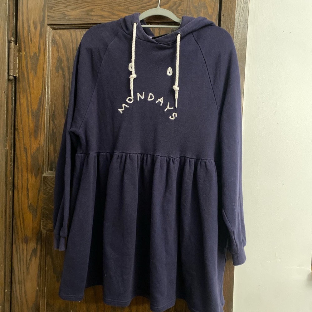 Lazy Oaf Mondays hoodie dress